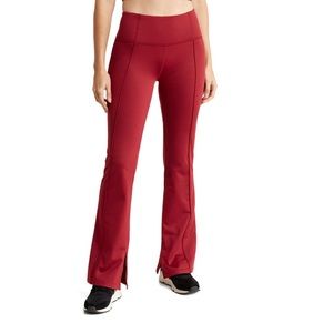 Z by Zella time out high waist slit hem fleece leggings NWT